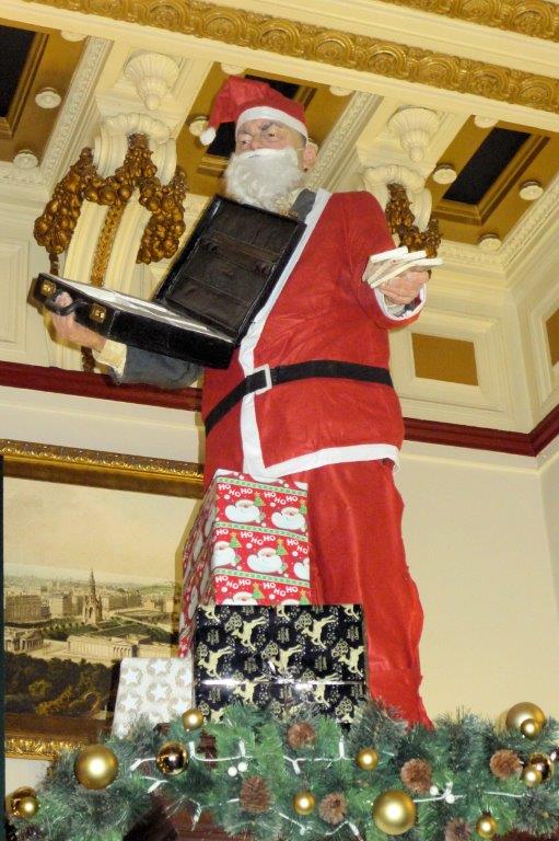 Santa at standing order pub