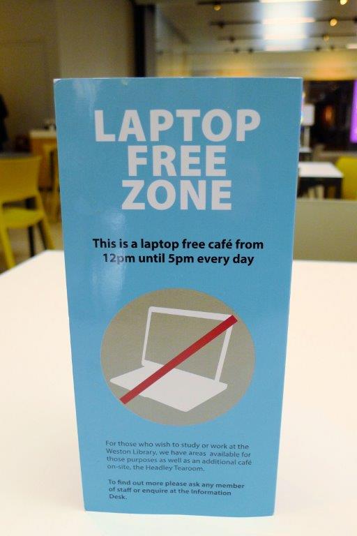  coffee shop no laptops
