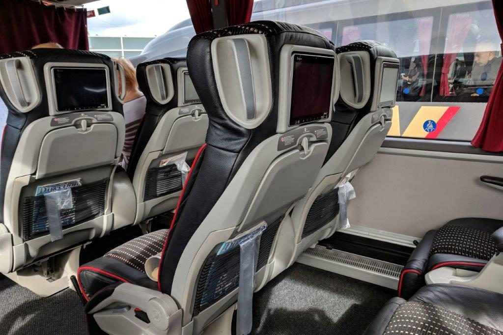 Luxe Express bus seats